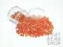 Transparent Lustered Orange Size 6-0 Seed Beads